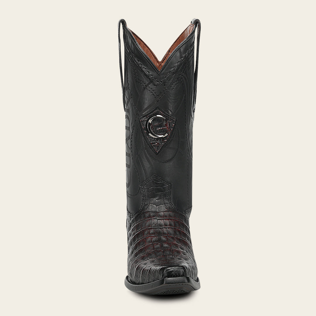 Bota tradicional en piel genuina de fuscus para caballero