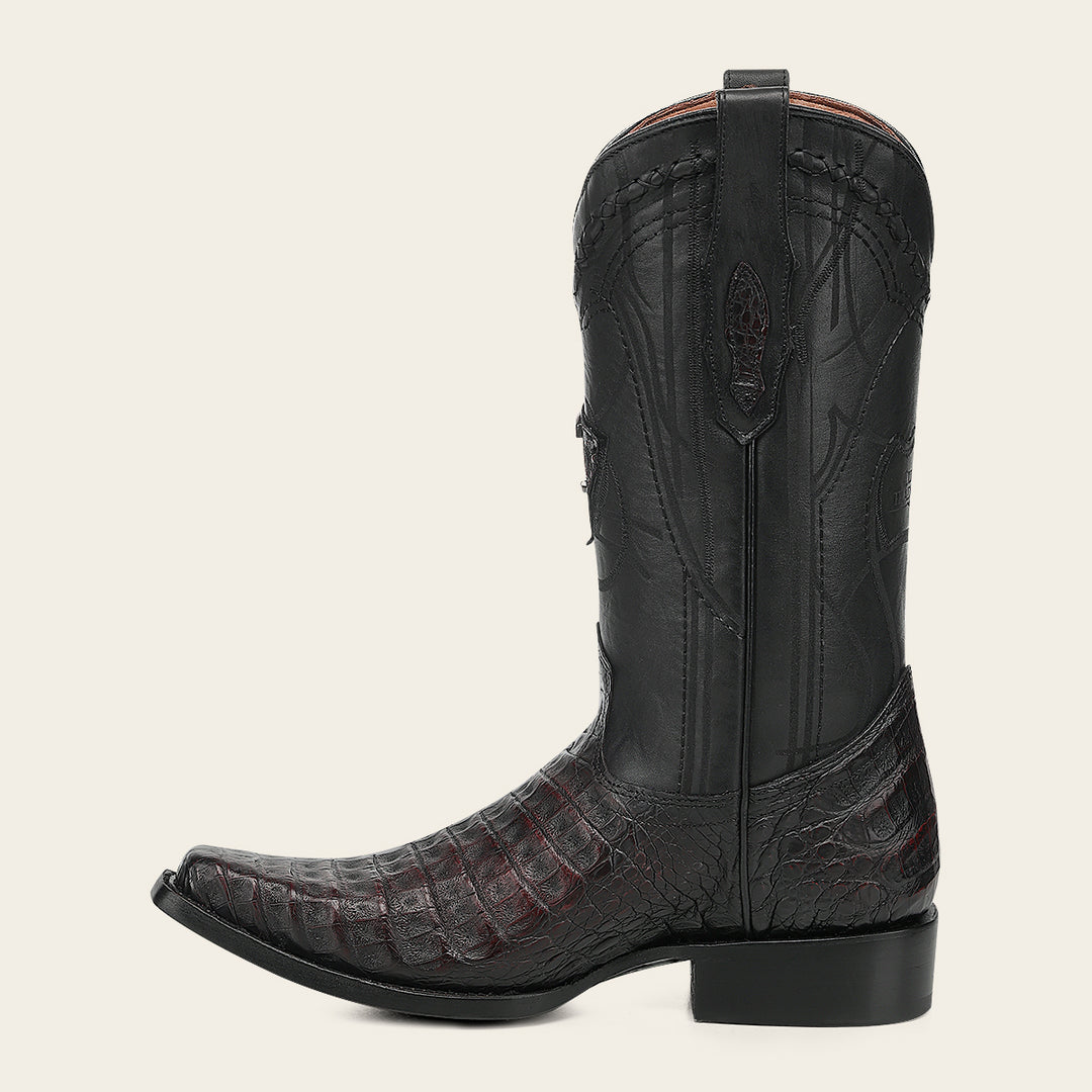 Bota tradicional en piel genuina de fuscus para caballero
