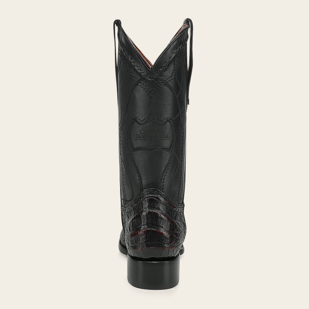 Bota tradicional en piel genuina de fuscus para caballero