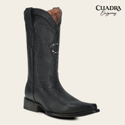 Bota tradicional Orígenes en piel genuina de venado italiano para caballero