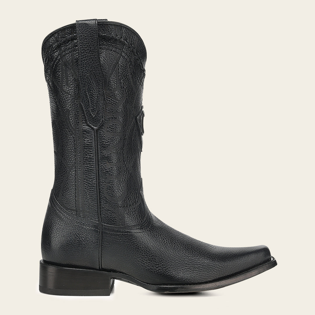Bota tradicional Orígenes en piel genuina de venado italiano para caballero