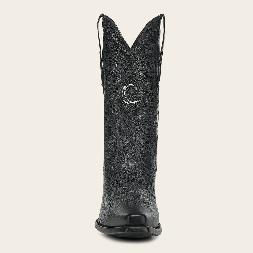 Bota tradicional Orígenes en piel genuina de venado italiano para caballero