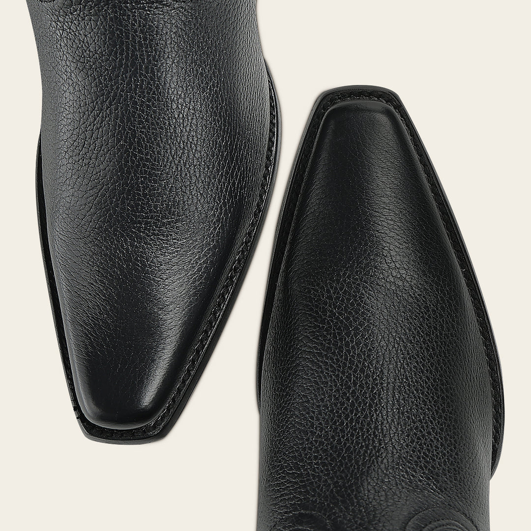 Bota tradicional Orígenes en piel genuina de venado italiano para caballero