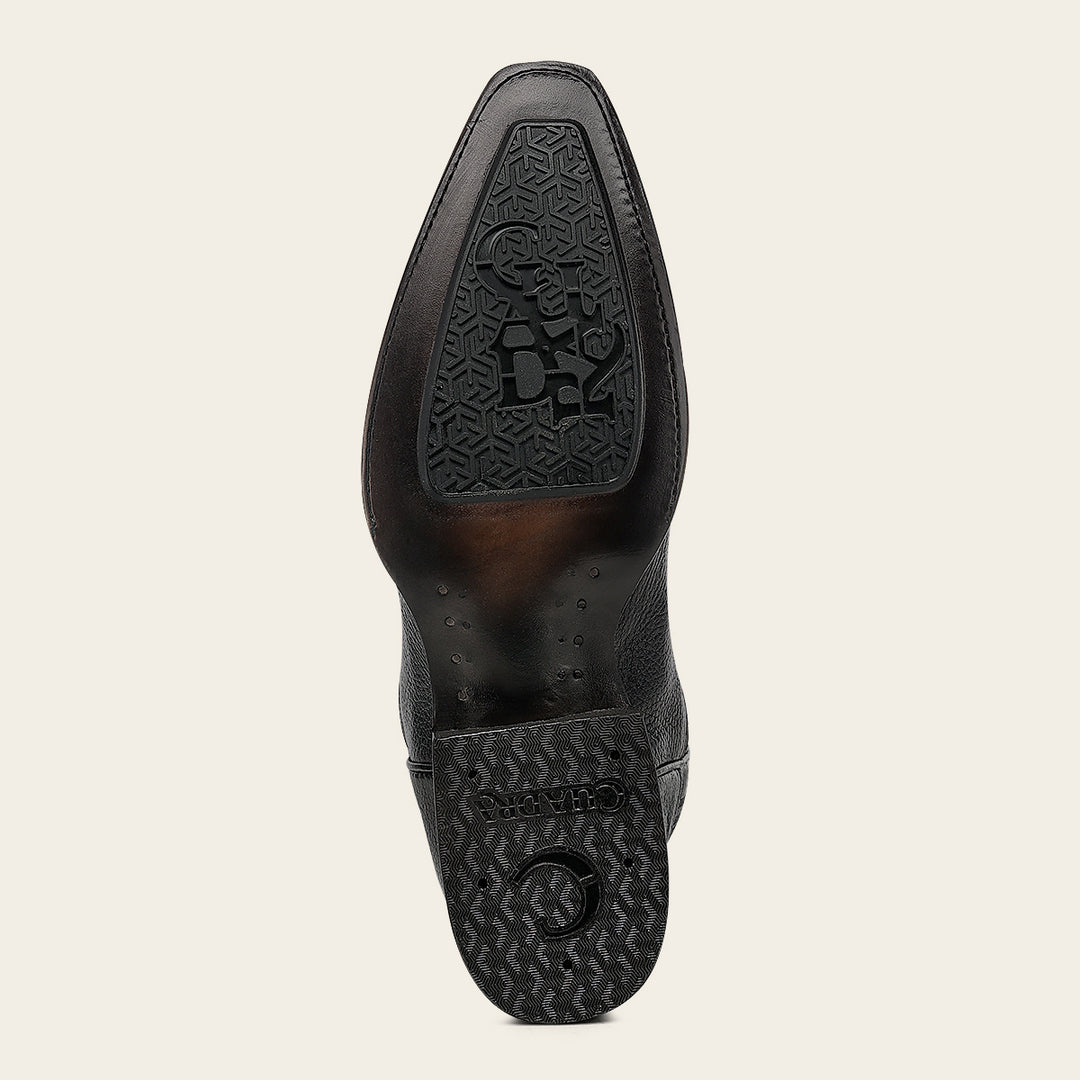 Bota tradicional Orígenes en piel genuina de venado italiano para caballero
