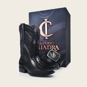 Cuadra Imperio Alligator Edición Especial 2023 Negro Botas y Botines 