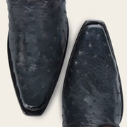 Bota tradicional en piel genuina de avestruz para caballero Botas y Botines 