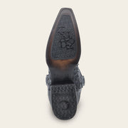 Bota tradicional en piel genuina de avestruz para caballero Botas y Botines 