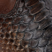 Bota tradicional en piel genuina de pitón para caballero Botas y Botines 