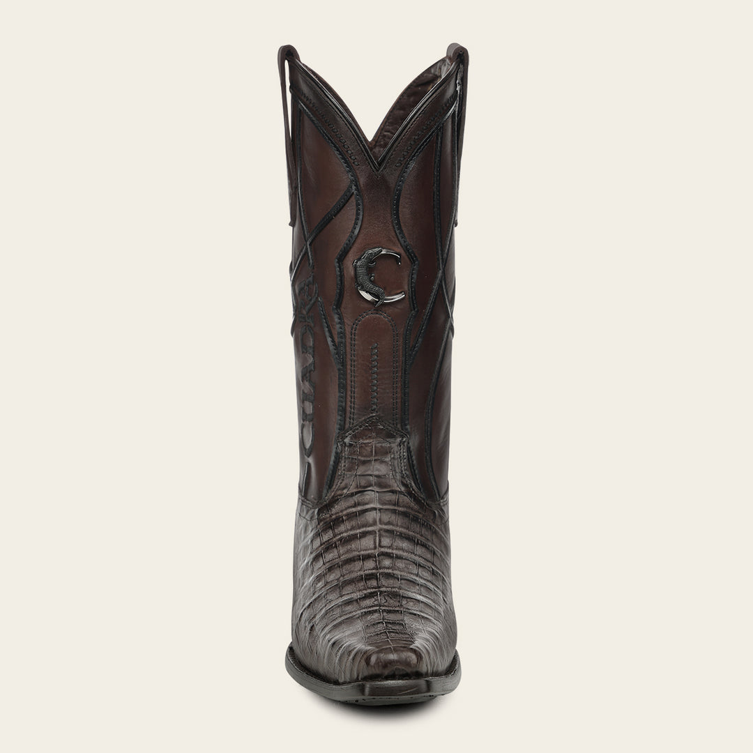 Bota tradicional en piel genuina de fuscus para caballero