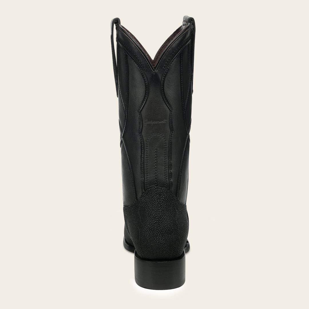 Bota tradicional en piel genuina de mantarraya para caballero