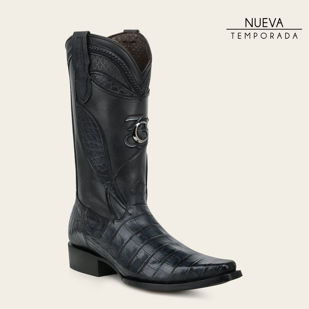 Bota tradicional "Edición limitada 35 aniversario" en piel genuina de alligator para caballero