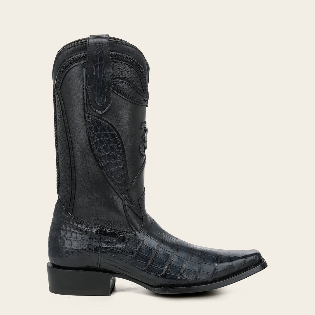 Bota tradicional "Edición limitada 35 aniversario" en piel genuina de alligator para caballero