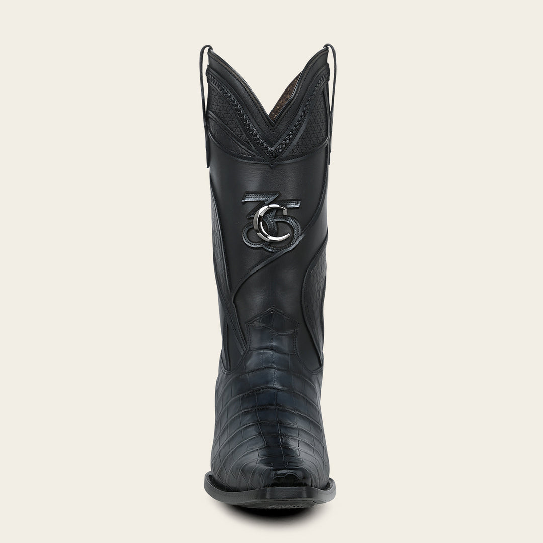Bota tradicional "Edición limitada 35 aniversario" en piel genuina de alligator para caballero
