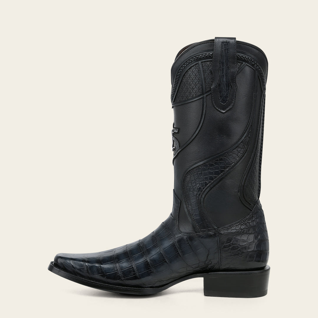 "Edición limitada 35 aniversario" en piel genuina de alligator para caballero