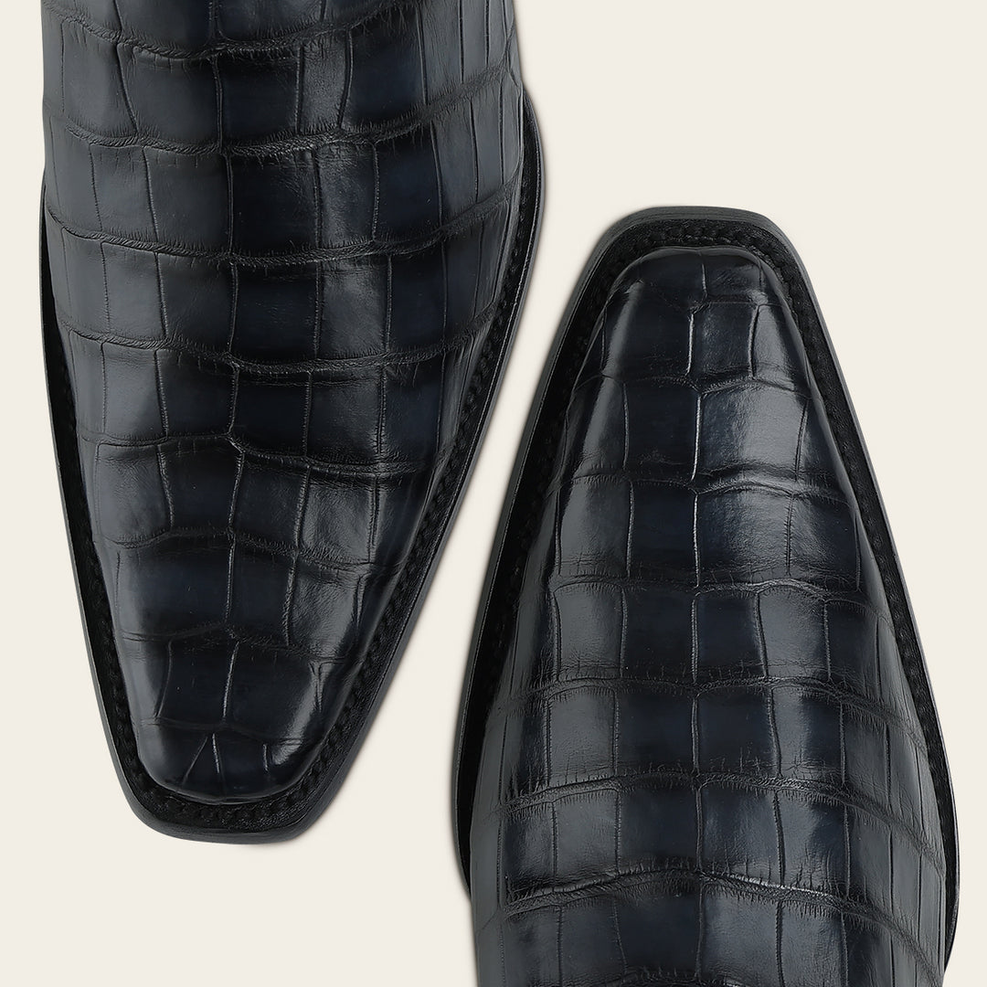 Bota tradicional "Edición limitada 35 aniversario" en piel genuina de alligator para caballero