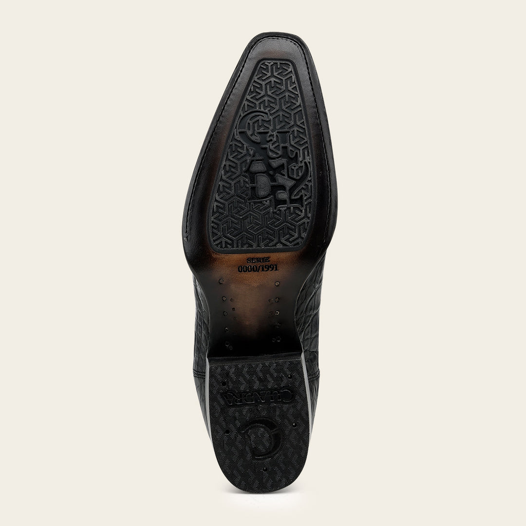 Bota tradicional "Edición limitada 35 aniversario" en piel genuina de alligator para caballero