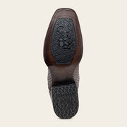 Bota rodeo en piel genuina de pitón para dama Botas y Botines 