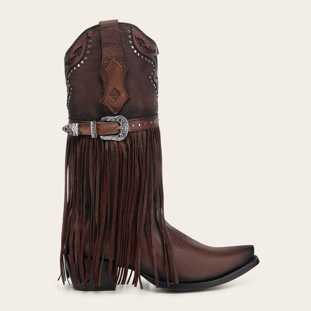 Bota tradicional en piel genuina para dama Botas y Botines 