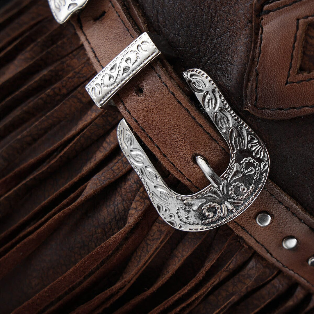 Bota tradicional en piel genuina para dama Botas y Botines 