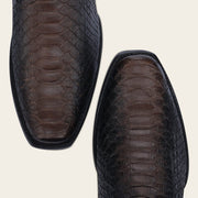 Bota vaquera en piel genuina de pitón para caballero Botas y Botines 