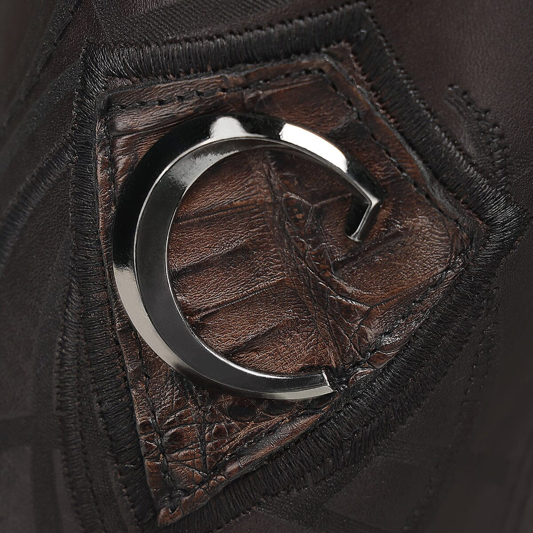 Bota tradicional Orígenes en piel genuina de fuscus para caballero Botas y Botines 