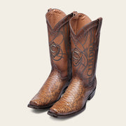 Bota tradicional en piel genuina de pitón para caballero Botas y Botines 
