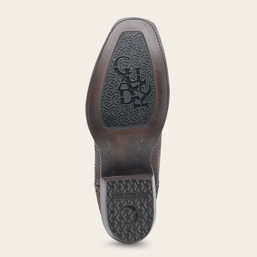 Bota tradicional en piel genuina de pitón para caballero Botas y Botines 