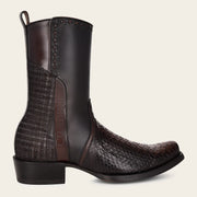 Bota casual en piel genuina de pitón para caballero Botas y Botines 