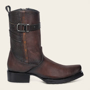 Bota urbana en piel genuina de venado para caballero Botas y Botines 