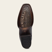 Bota casual en piel genuina de avestruz para caballero Botas y Botines 