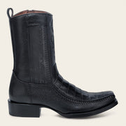 Bota casual en piel genuina de alligator para caballero Botas y Botines 