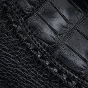 Bota casual en piel genuina de alligator para caballero Botas y Botines 