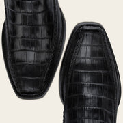 Bota casual en piel genuina de alligator para caballero Botas y Botines 