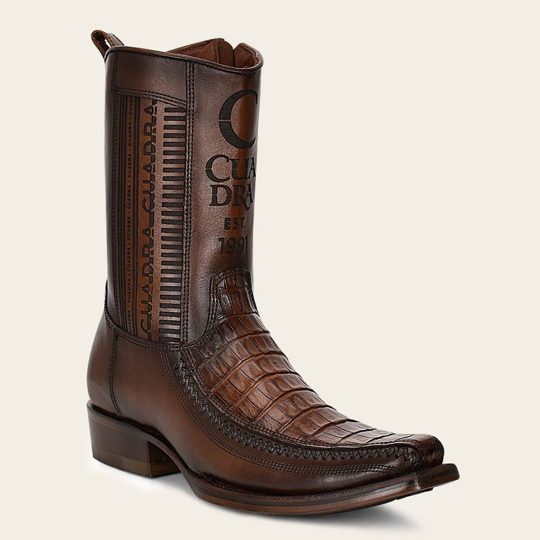 Piel Bota Vaquera Cuadra Para Dama Botas Cuadra Rojas Bota Casual