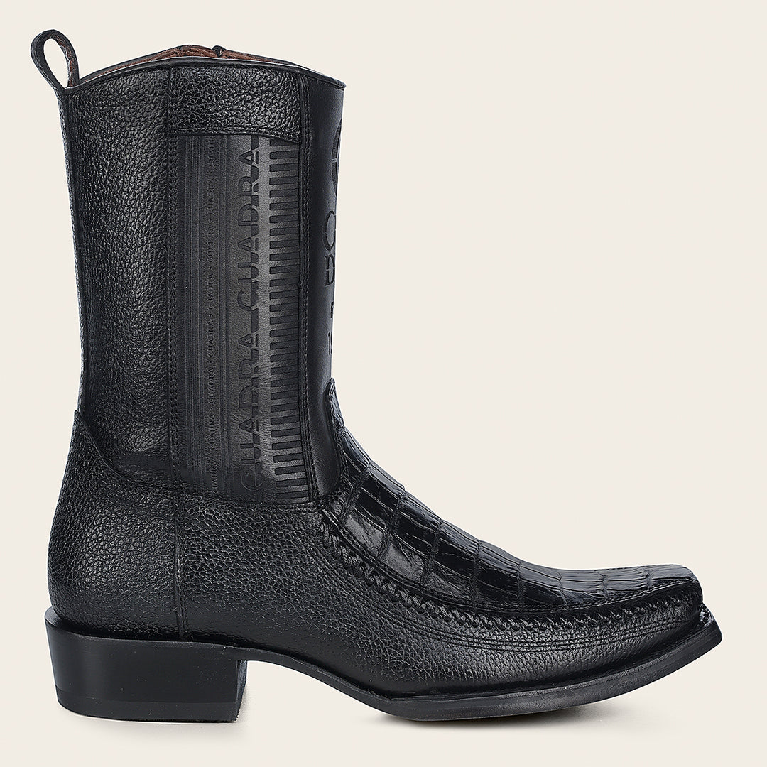 Bota casual en piel genuina de moreleti para caballero