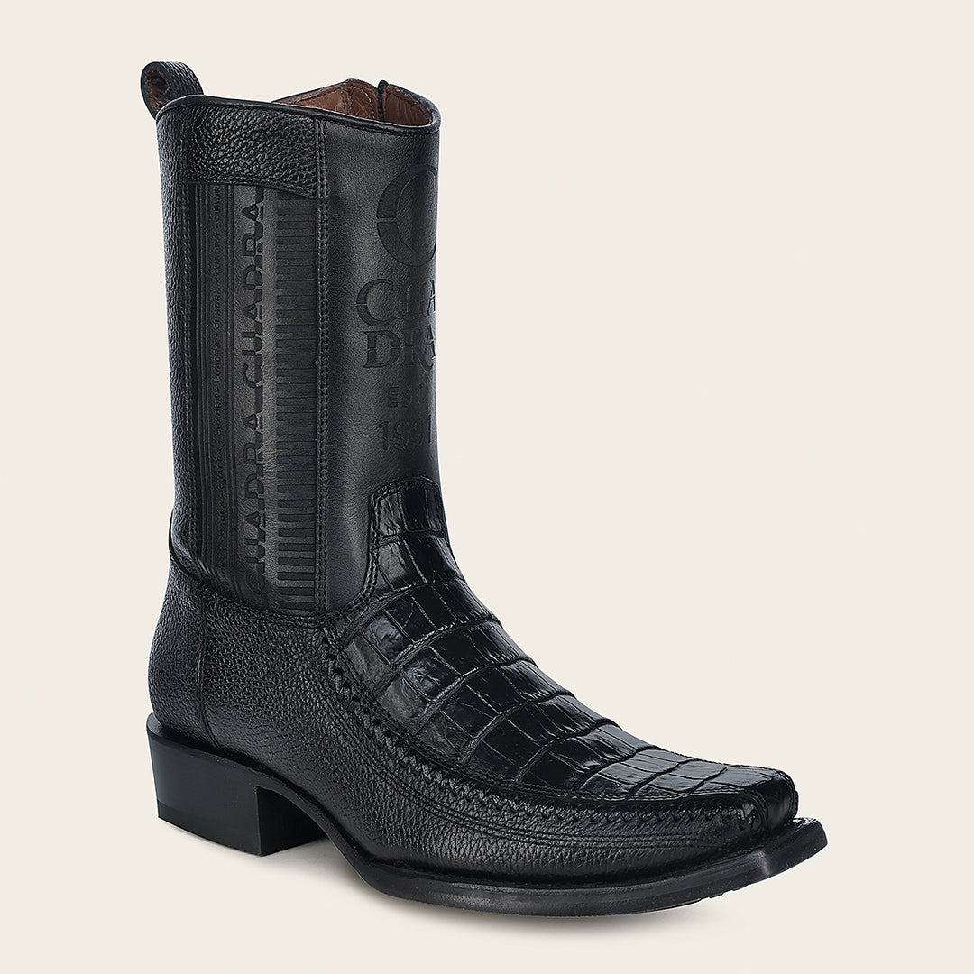 Bota casual en piel genuina de moreleti para caballero