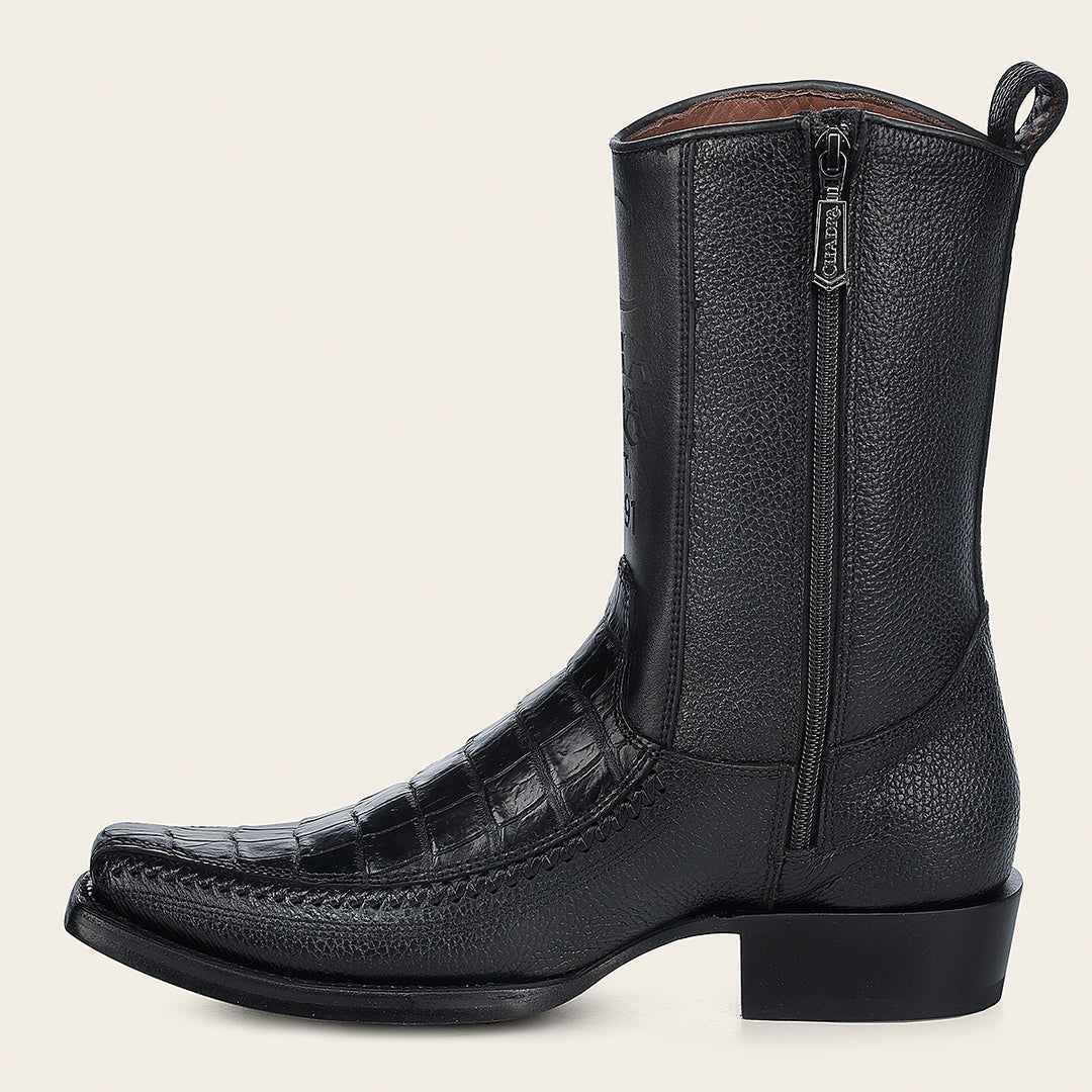 Bota casual en piel genuina de moreleti para caballero