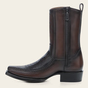 Bota casual en piel genuina de pata de avestruz para caballero Botas y Botines 