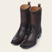 Bota casual en piel genuina de pata de avestruz para caballero Botas y Botines 