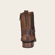 Botín urbano en piel genuina de pitón para caballero Botas y Botines 