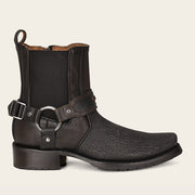 Botín urbano en piel genuina de tiburón para caballero Botas y Botines 