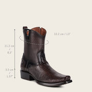 Bota en piel genuina de lizard para caballero Botas y Botines 