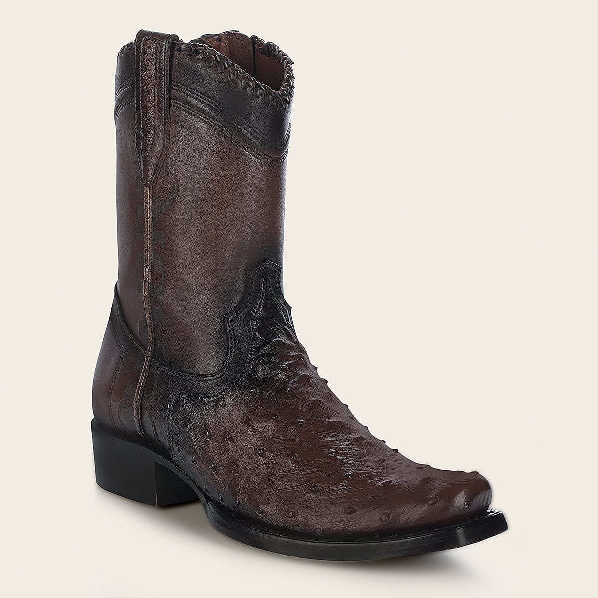 Avestruz Botas Montaña Para Hombre Bota Montana Piel Exotica