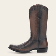 Bota tradicional en piel genuina de pitón para caballero Botas y Botines 