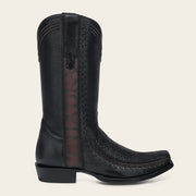 Bota tradicional en piel genuina de pitón para caballero Botas y Botines 