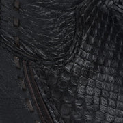 Bota tradicional en piel genuina de pitón para caballero Botas y Botines 