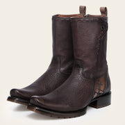 Bota urbana en piel genuina para caballero. Botas y Botines 