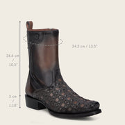 Bota urbana en piel genuina para caballero. Botas y Botines 