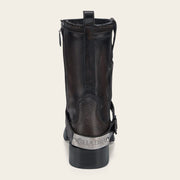 Bota biker en piel genuina de pitón para caballero Botas y Botines 