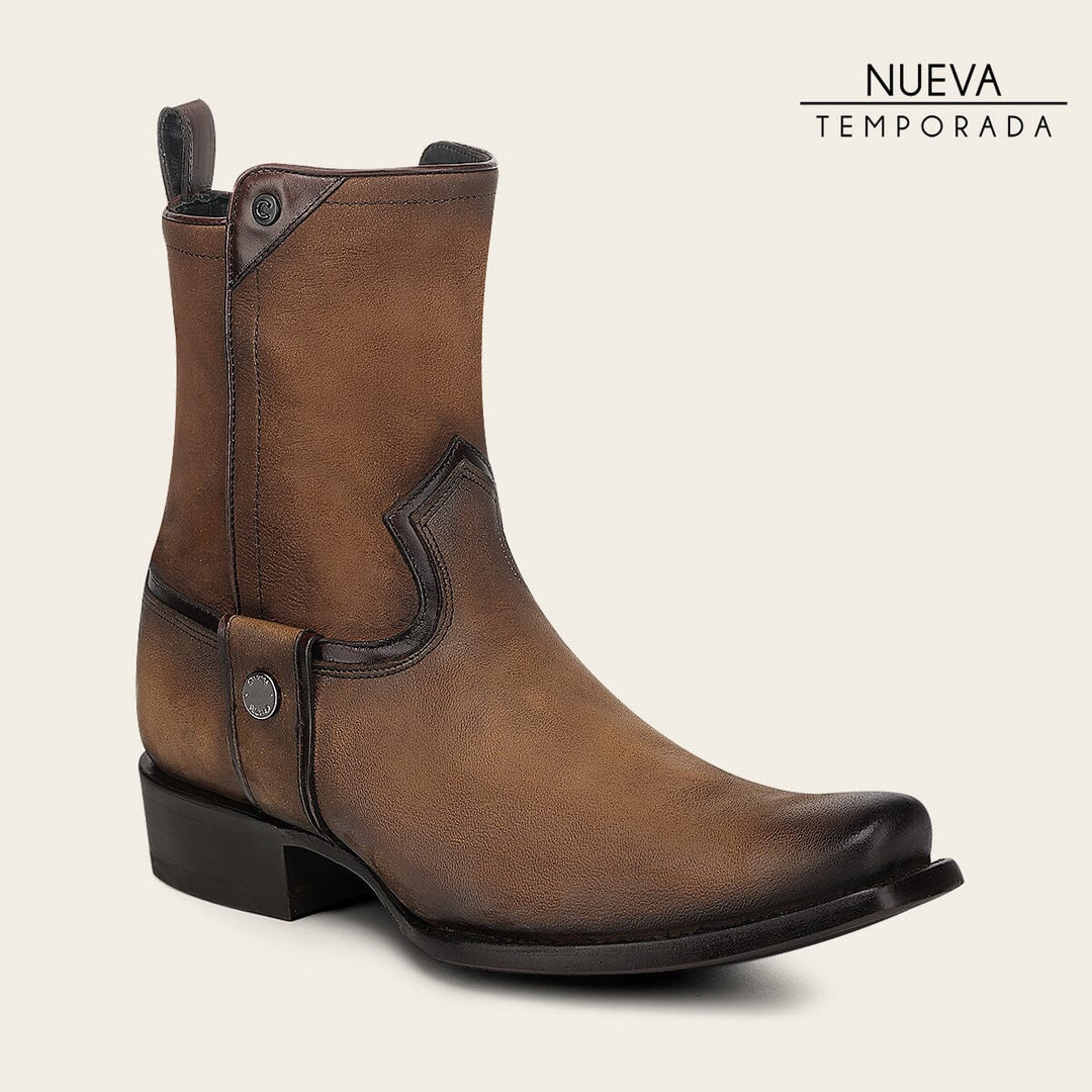 Botín urbano en piel genuina para caballero Botas y Botines 